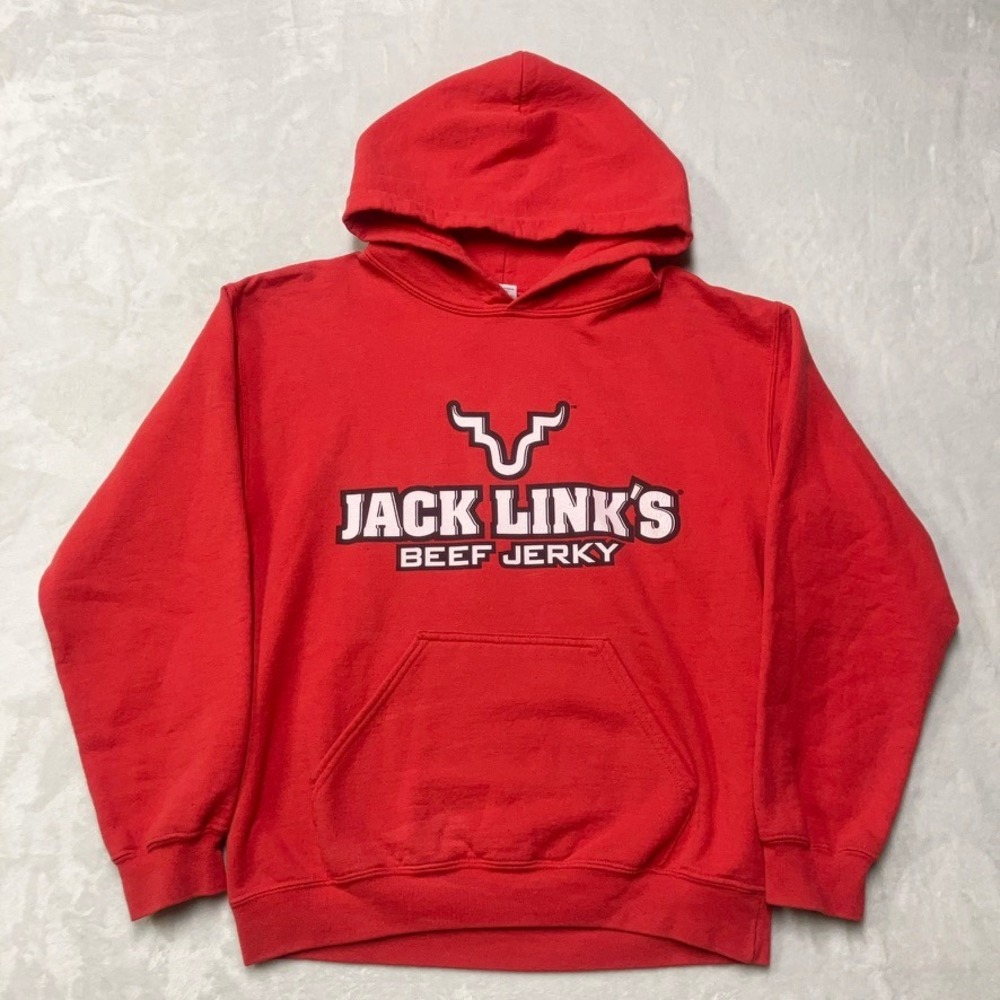 Rare Jack Link's‎ Beef Jerky Sasquatch Promo Hoodie Graphic Pullover Mens Small